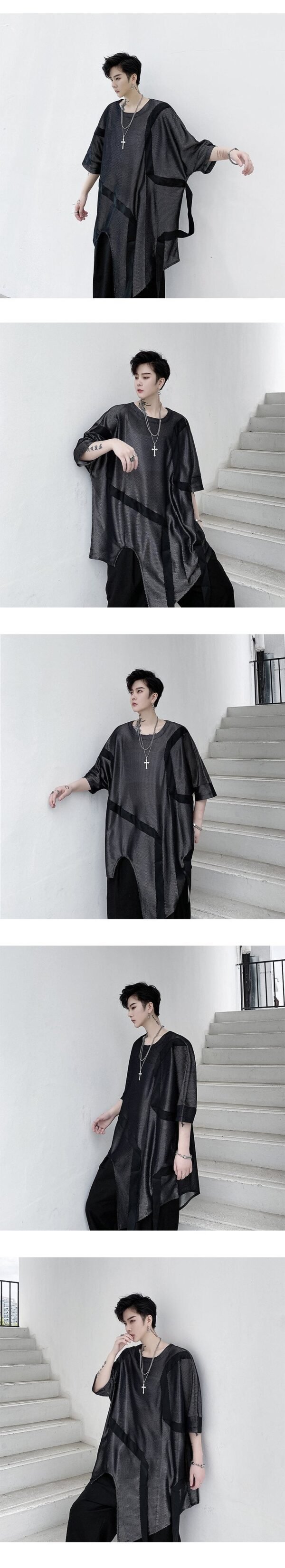 Dark Shiny Loose Men's T-shirt