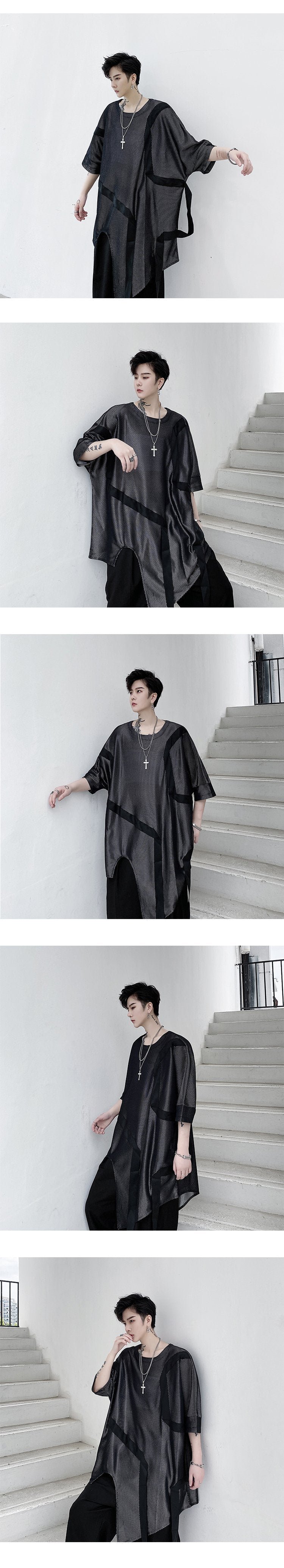 Dark Shiny Loose Men's T-shirt