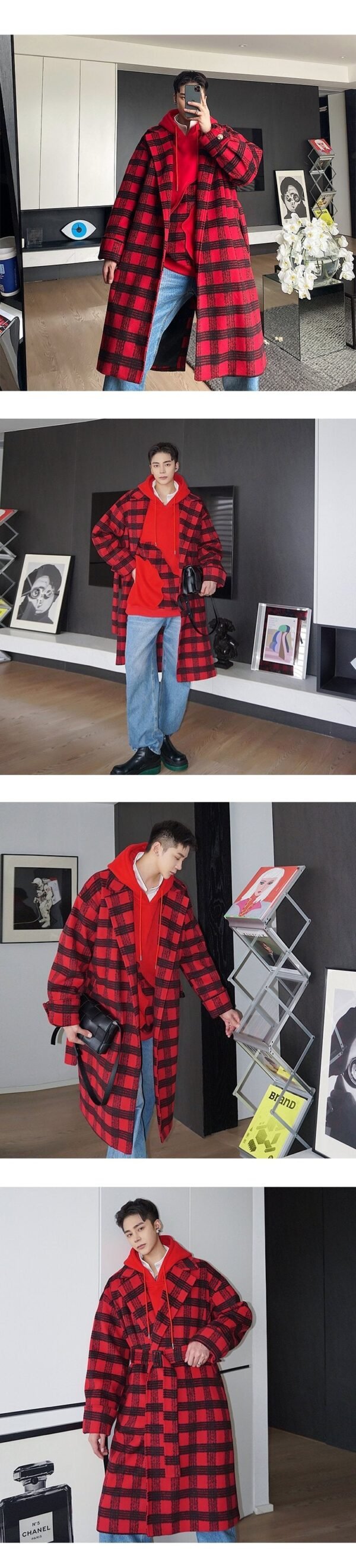 P165 Christmas Trend Coat Windbreaker Jacket