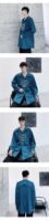A345 Autumn Retro Long Sleeve Shirt Couple Outfit