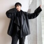 Irregular Retro PU Locomotive Leather Jacket