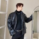 H1138 P115 Stitching Fried Street Jacket