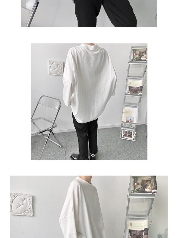 T1783 P40 Abstinence Series Cold Niche Loose All-match T-shirt