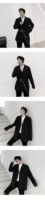 TF20 New Net Red Loose Belt Decoration Korean Long-sleeved Casual Thin Suit Jacket