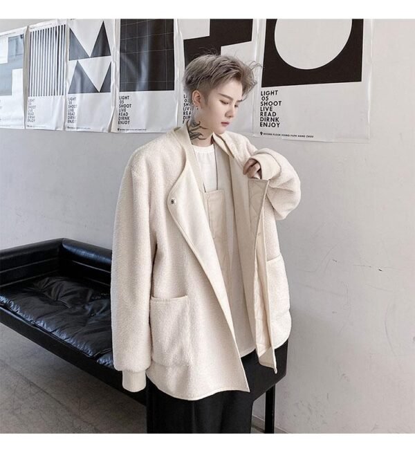 Kk1554 / P180 Fake Two Piece Fur Jacket