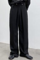 Korean Version of The Simple Buckle Decoration Suit Sweeping Men