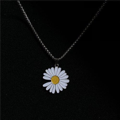 Fashion Daisy Chain Necklace Sunflower Necklace Flower Necklace