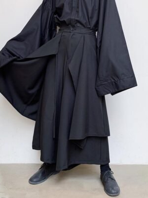 Men's Skirt Pants Wide Leg Pants Baggy Pants Loose Pants