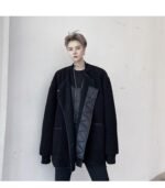 Kk1554 / P180 Fake Two Piece Fur Jacket