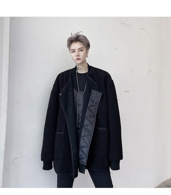 Kk1554 / P180 Fake Two Piece Fur Jacket