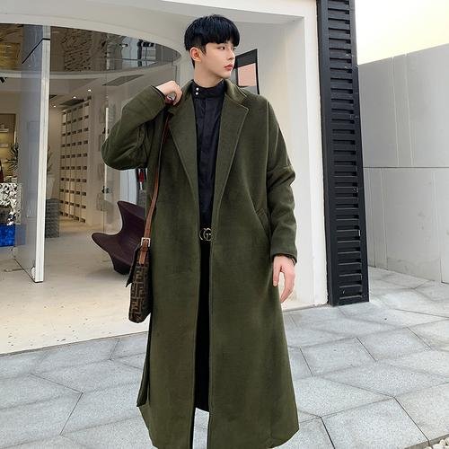 D271 Korean Style Long Casual Coat