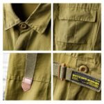 Korean Version of The British Body Suit Men's Summer Short-sleeved Shirt Jumpsuit