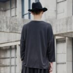 Original Design New Dark Series Yamamoto Yaosi Style Zipper Long Sleeve T-shirt