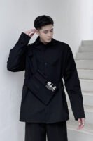P85 Dark Three-dimensional Pocket Shirt Jacket