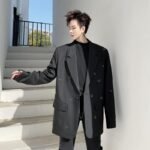 KK1586/P195 Hand-stitched Golden Ring Jacket Suit