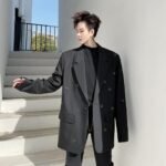 KK1586/P195 Hand-stitched Golden Ring Jacket Suit