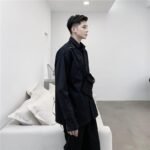 P85 Dark Three-dimensional Pocket Shirt Jacket