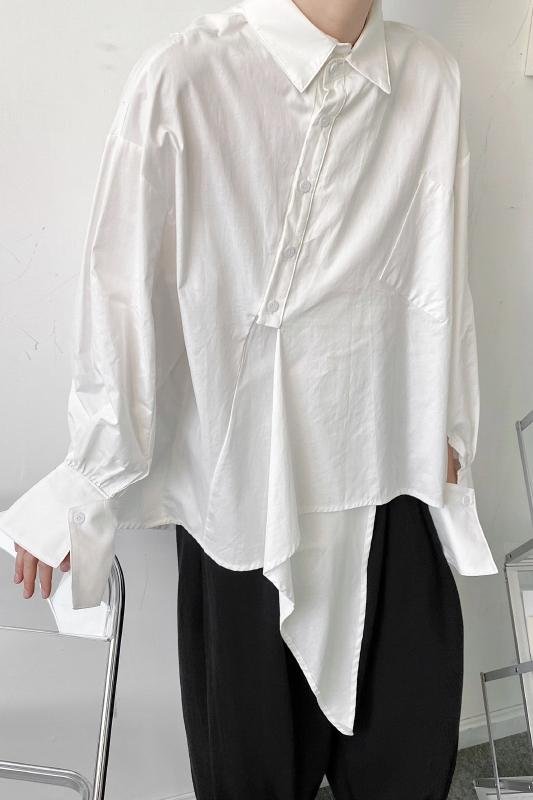 SC27 P65 Yamamoto Style Design Shirt Long Sleeves