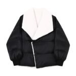 P155 Men's Korean Style Big Lapel Design Loose Bread Jacket Men