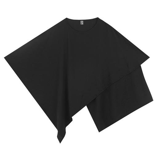 Summer Dark Asymmetric Short Sleeve T-shirt