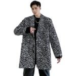 P135 Winter Personality Thick Long Suit Jacket