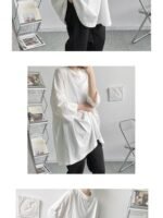 T1783 P40 Abstinence Series Cold Niche Loose All-match T-shirt