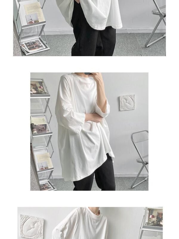 T1783 P40 Abstinence Series Cold Niche Loose All-match T-shirt