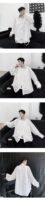 Shirts Oversize Men's Long Sleeves Loose Lazy Shirts Nocturnal DJ Hairdresser Tide