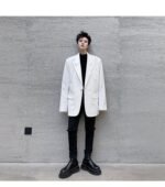 KK1586/P195 Hand-stitched Golden Ring Jacket Suit