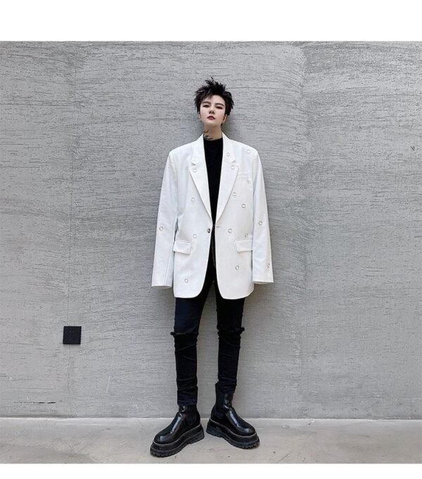 KK1586/P195 Hand-stitched Golden Ring Jacket Suit