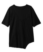 ST13 Summer New Irregular Loose T-shirt