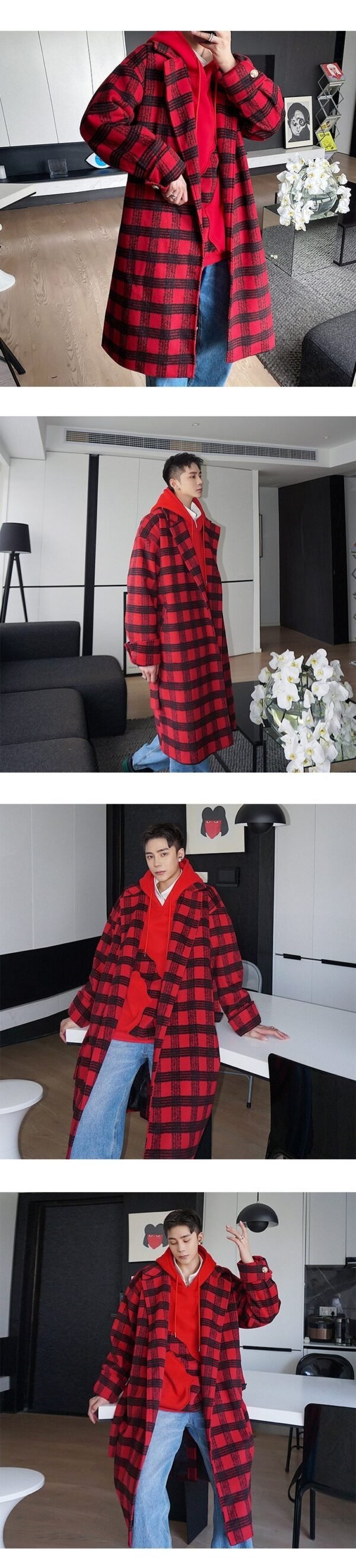 P165 Christmas Trend Coat Windbreaker Jacket