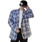 P140 Net Red Hairdresser Small Suit Jacket