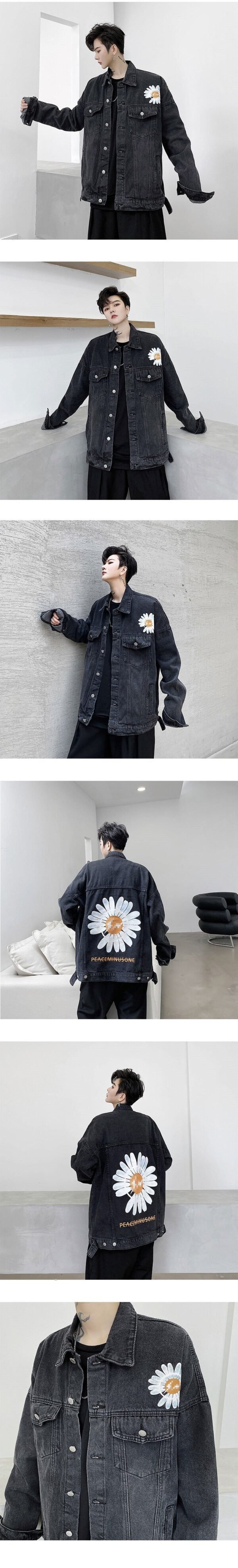 New Hip-hop Denim Jacket