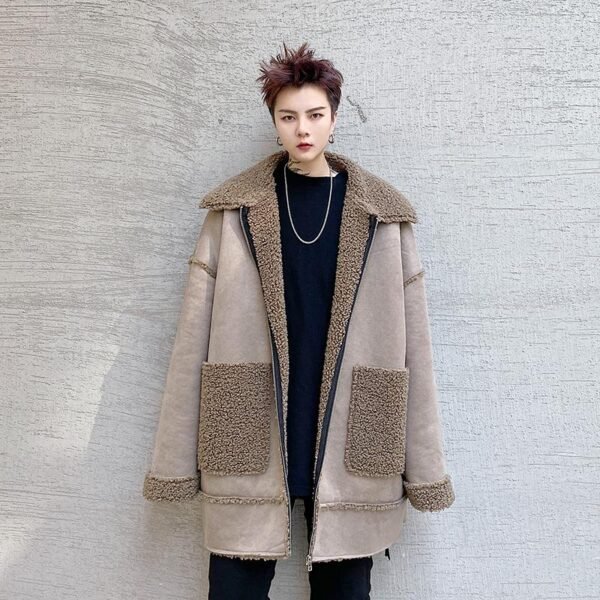 W203 P155 Winter Lamb Wool Jacket Thickened Casual Coat