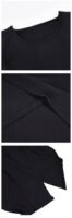 Original Design Dark Yamamoto Style Back-and-forth Stitched Long-sleeved T-shirt