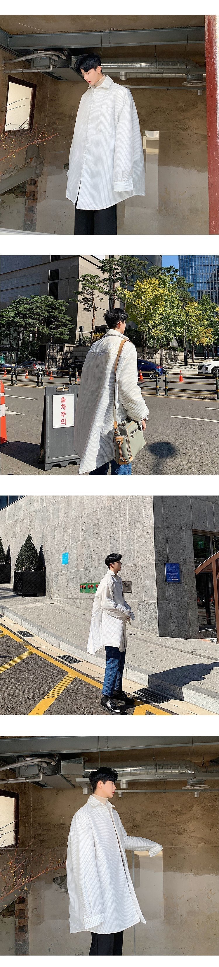 Winter Korean Fashion Simple Style Thick Cotton Shirt Jacket