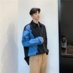 Men's Loose Slim Long-sleeved Denim Shirt Jacket