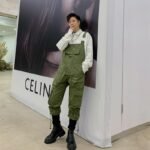 Mens Fashion Carhartt Overalls Black Cargo Dungarees