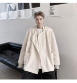 Kk1554 / P180 Fake Two Piece Fur Jacket