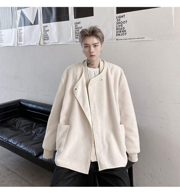 Kk1554 / P180 Fake Two Piece Fur Jacket