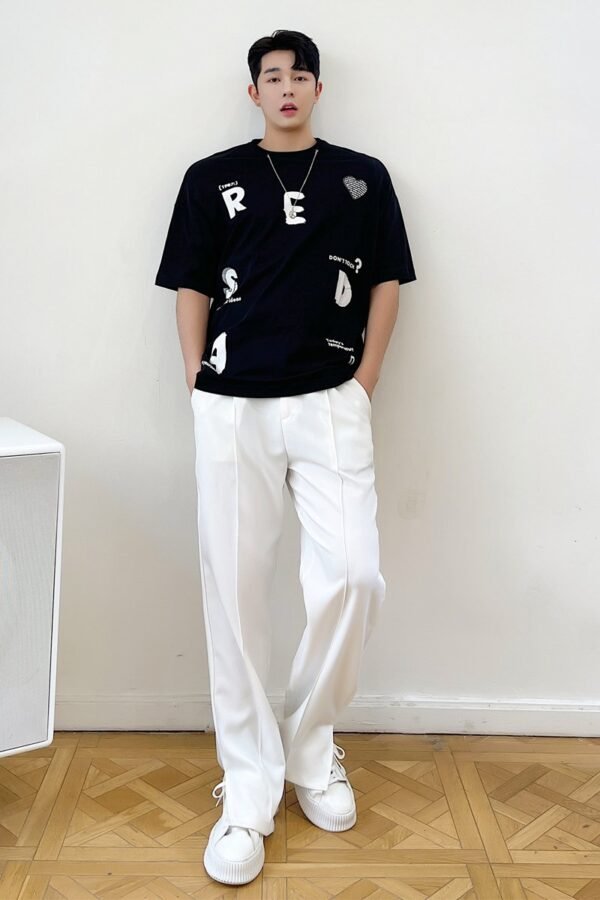 Ct106-p65 Summer Short Sleeve T-Shirt hip hop casual top T-shirt