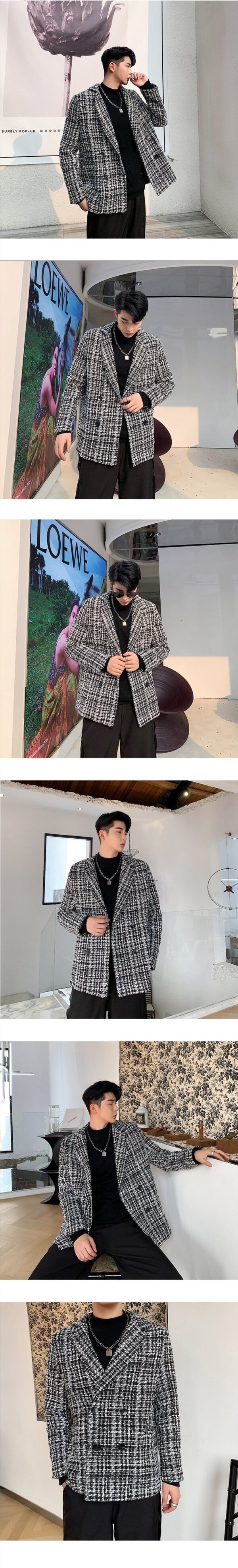 P120 Korean Slim Casual Suit Jacket