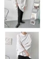 T1783 P40 Abstinence Series Cold Niche Loose All-match T-shirt