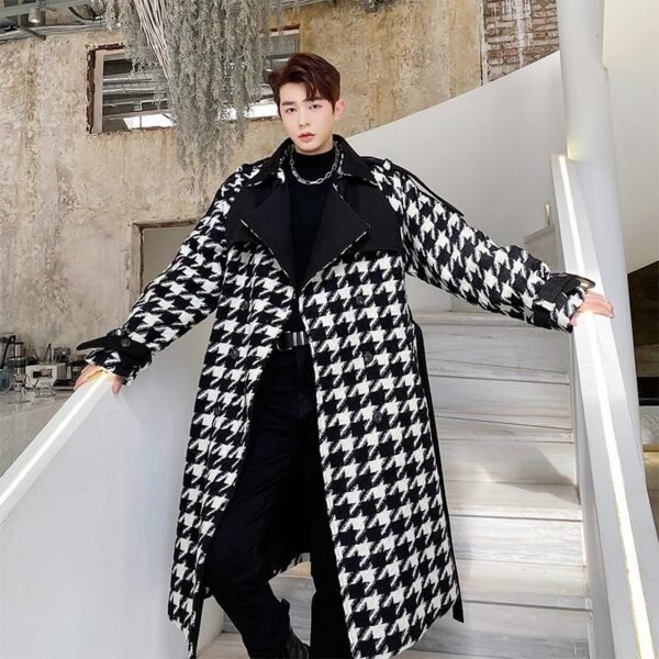 P165 Plus Cotton Thick Mid-length Windproof Coat Jacket