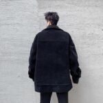 KK1576 Winter Pure Thicken Jacket Men's Loose Cotton Jacket