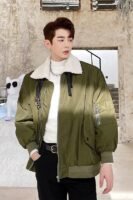 P135 Winter Lamb Wool Warm Cotton Jacket
