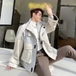 H1138 P115 Stitching Fried Street Jacket