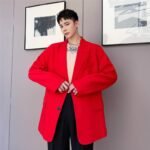 A452--6117--P125 Customized Red Suit Jacket