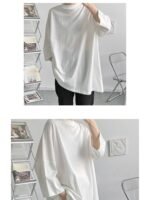 T1783 P40 Abstinence Series Cold Niche Loose All-match T-shirt